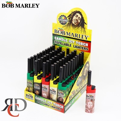 BOB MARLEY CANDLE JET TORCH - BML03 - 50CT/ DISPLAY